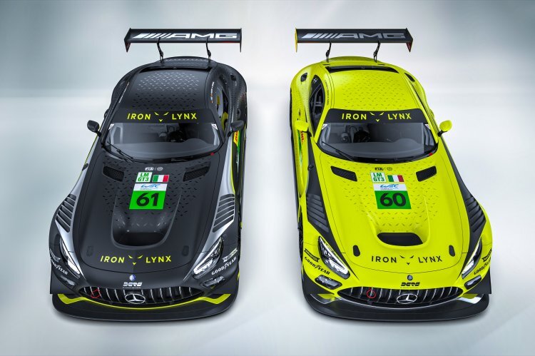 Die zwei Mercedes-AMG LMGT3 für die WEC 2025