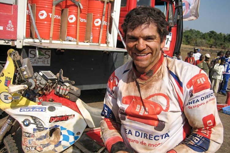 Jose Garcia fuhr die Dakar immer mit einer BMW