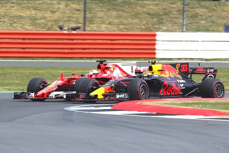 Jetzt wird’s eng: Sebastian Vettel gegen Max Verstappen