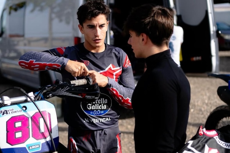 Marquez mit David Alonso