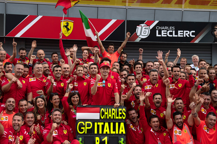 Ferrari bejubelt den Heimsieg