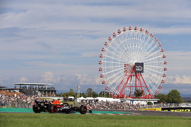 Max Verstappen sicherte sich die Pole zum Japan-GP