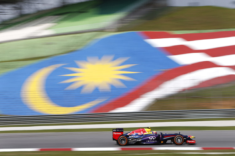Mark Webber war im ersten Training zum Malaysia-GP der Schnellste