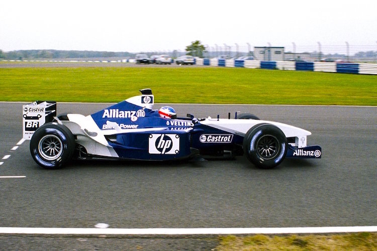 Richard Antinucci mit dem Williams-BMW 2002 in Silverstone