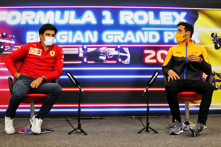Carlos Sainz und Daniel Ricciardo
