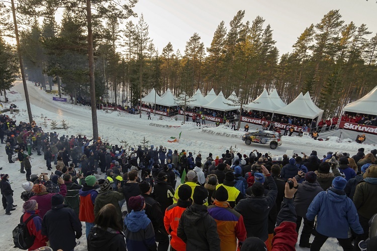 2015 war die Rallye Schweden noch ein echter Winterevent