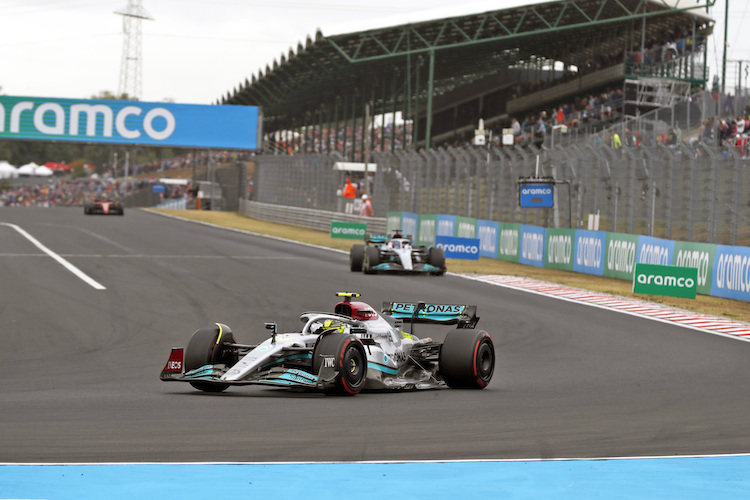Lewis Hamilton und George Russell hinterliessen im Ungarn-GP einen starken Eindruck