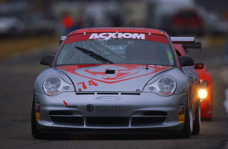 Platz drei in Daytona 2004: Flying Lizard-Porsche