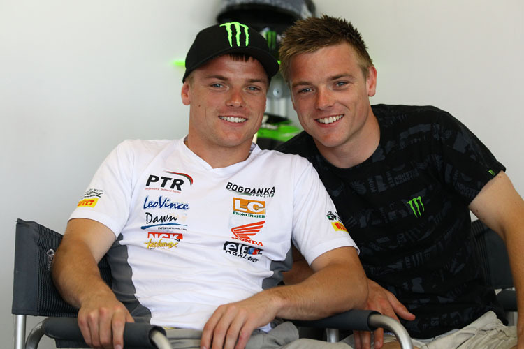 Zwillingsbrüder Sam und Alex Lowes; Sam fährt die Moto2, Alex MotoGP