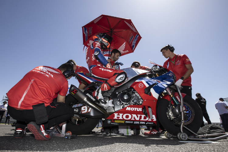  Motor Honda Triple-R Strong - debilidades en el chasis / Campeonato del Mundo de Superbikes