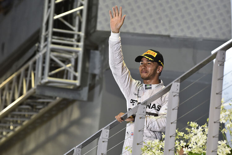 Lewis Hamilton will auch in den letzten fünf Saisonrennen über Siege jubeln können