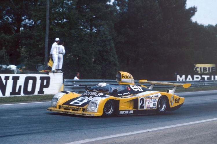 Sieger der 24h von Le Mans 1978: Der Alpine A442B von Didier Pironi und Jean-Pierre Jaussaud