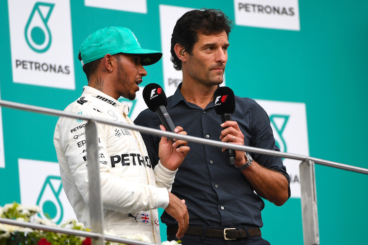 Lewis Hamilton und Mark Webber