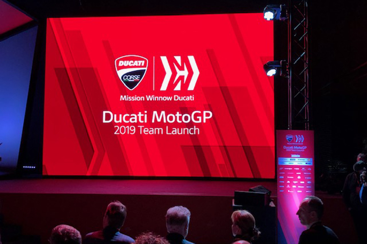 Ducati präsentierte am Freitagabend sein MotoGP-Werksteam