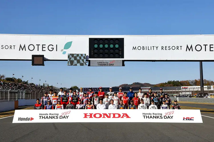 Prominentes Aufgebot beim Honda Thanks Day in Motegi