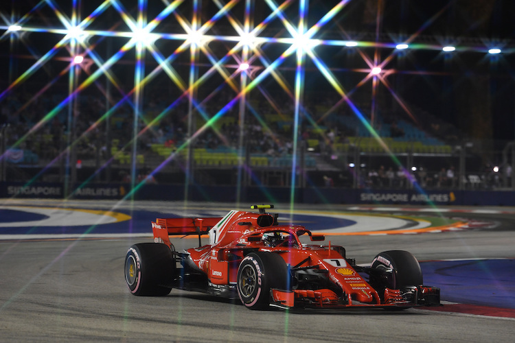 Kimi Räikkönen gab im zweiten freien Training das Tempo vor
