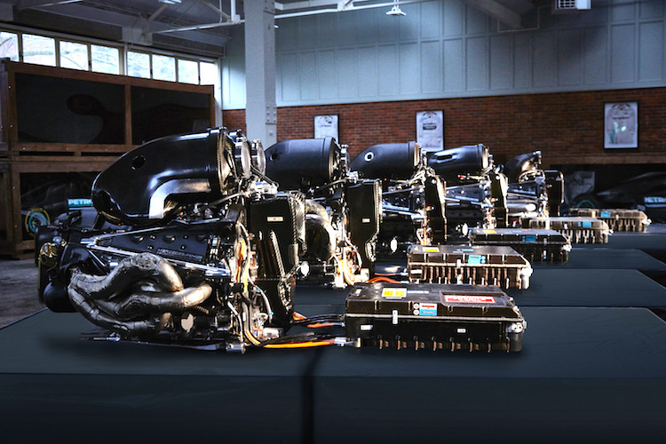Moderne Formel-1-Antriebseinheiten, hier von Weltmeister Mercedes