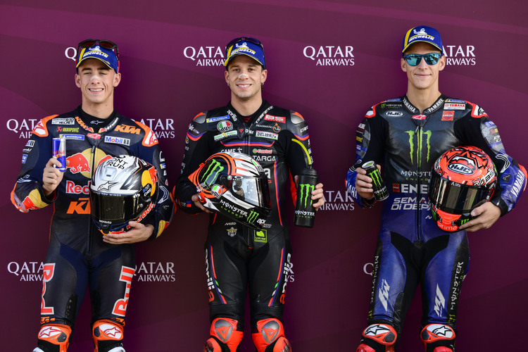 Die Top-3 im MotoGP-Q2