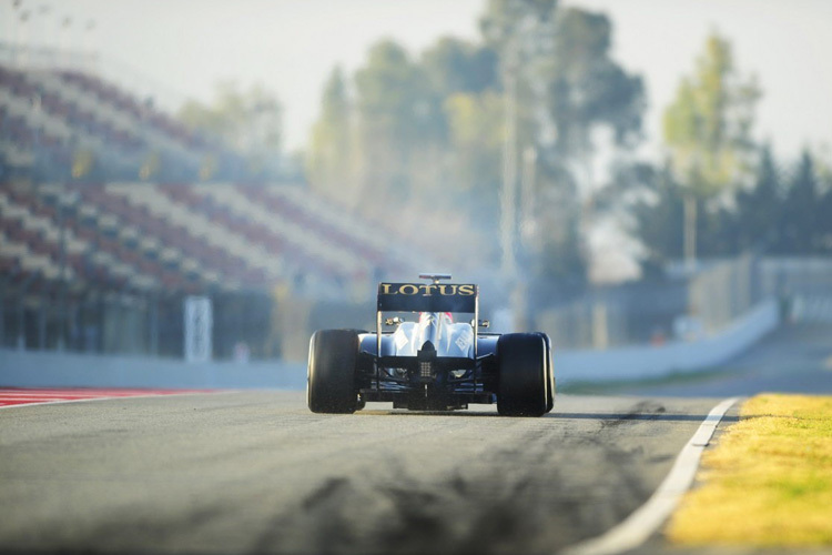 Ein GP-Renner auf Testfahrt: Die FIA will künftig alles über einen Test wissen