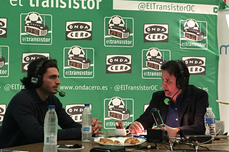 Carlos Sainz in der Radiosendung «El Transistor»