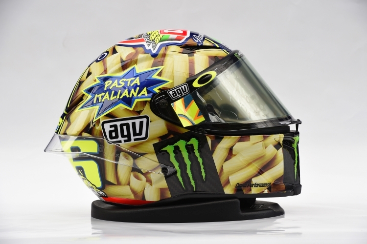 Der Helm von Valentino Rossi