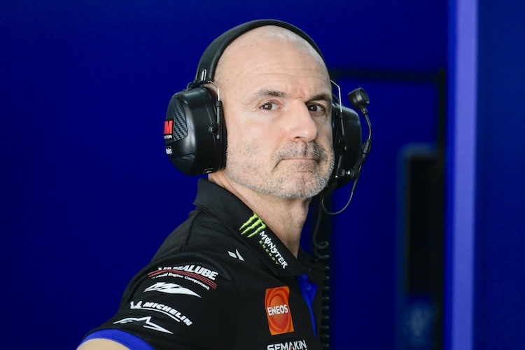 Teammanager der etablierten Yamaha-Werksmannschaft: Massimo Meregalli