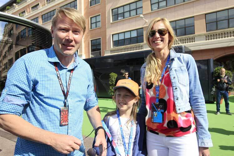 Mika Häkkinen als Gast beim Grand Prix von Monaco