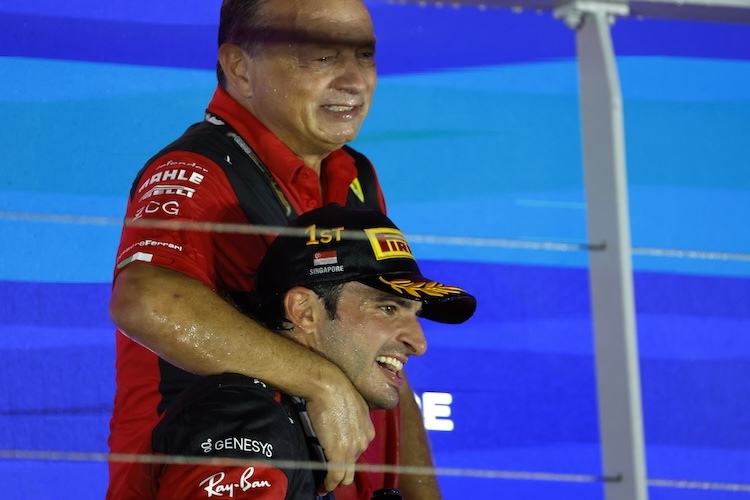 Ferrari-Teamchef Fred Vasseur betont: Carlos Sainz hatte eine gute zweite Saisonhälfte