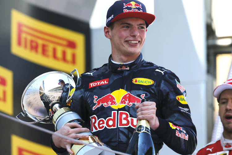 Max Verstappen gewann in Spanien 2016 seinen ersten Grand Prix