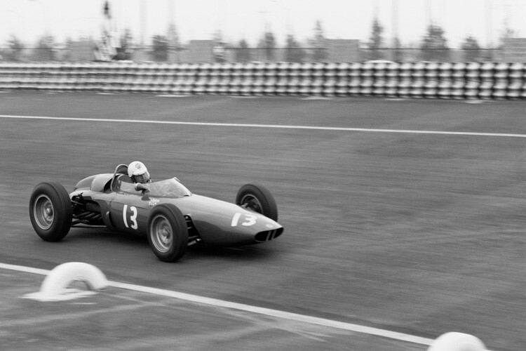 Moisés Solana beim Mexiko-GP 1963 mit der 13