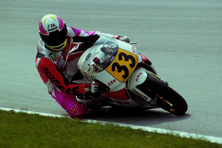 1993 fuhr Andy Meklau in der 500er-WM zum letzten Mal eine Yamaha