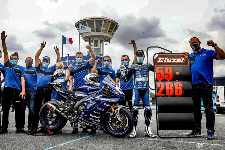 Das Team GMT94 Yamaha bejubelte den Rekord