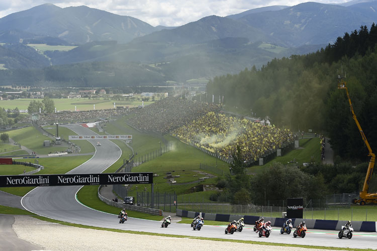Die MotoGP lockt immer wieder viele internationale Gäste an den Red Bull Ring