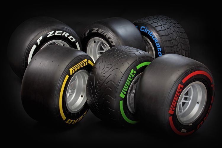 Pirellis bunte Reifenmischung für diese Saison