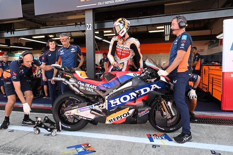 Misano-Test: Honda versucht alles, um wieder den Anschluss zu finden