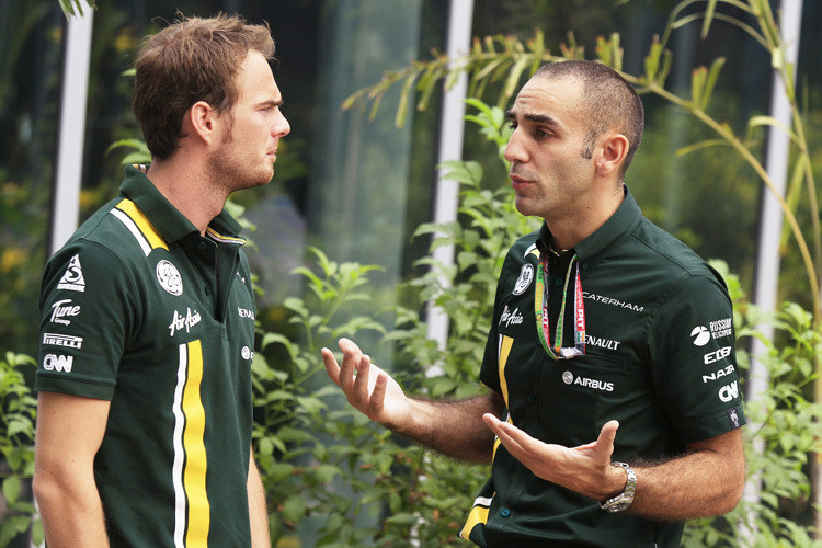 Caterham-Teamchef Cyril Abiteboul (rechts) mit Giedo van der Garde