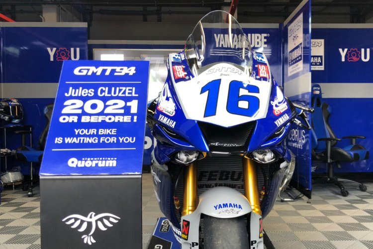 Das Motorrad von Jules Cluzel wartet auf seine Rückkehr