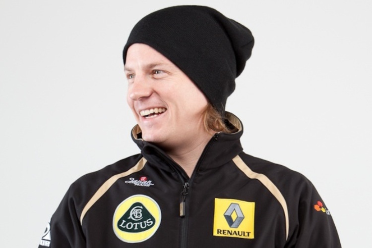 Kimi Räikkönen hat gut lachen
