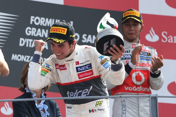 Da applaudiert auch der Sieger: Pérez auf Rang 2 in Monza