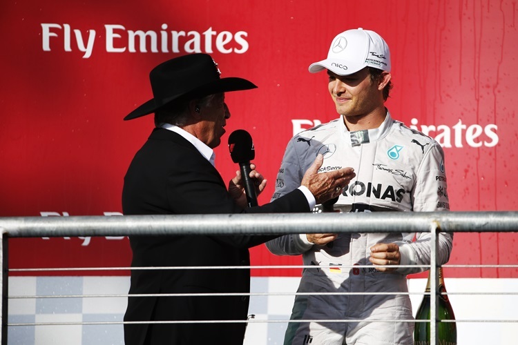 Nico Rosberg im Interview mit Marion Andretti