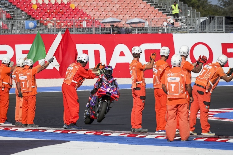 Jorge Martin musste sich mit Platz 2 zufrieden geben