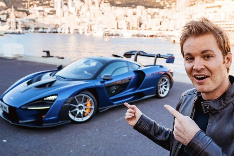 Nico Rosberg freute sich auf die Probefahrt mit dem McLaren Senna