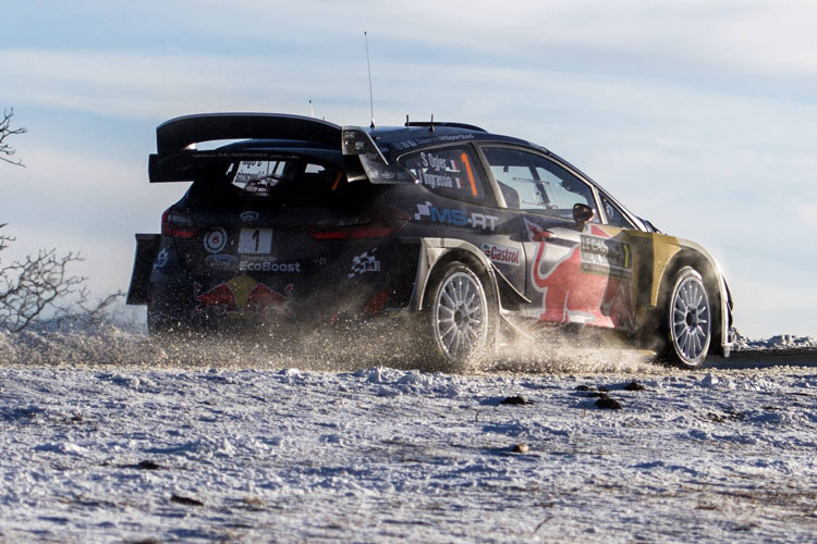 Shakedown-Bestzeit auf Schneereifen – Sébastien Ogiers Einstand bei Ford