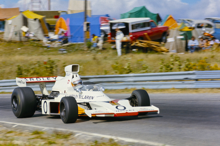 Jody Scheckter in Mosport 1973 mit der 0