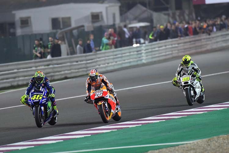 Valentino Rossi: «Das Rennen in Katar war eine Überraschung»