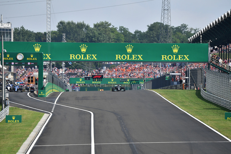 Lewis Hamilton in Ungarn