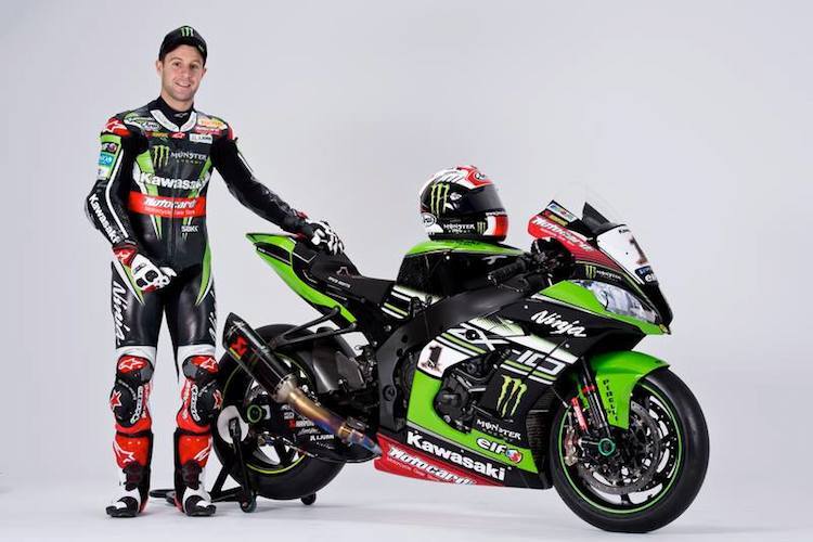 Jonathan Rea mit seiner neuen Kawasaki Ninja