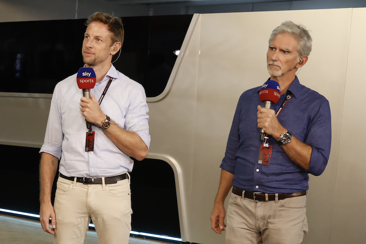 Jenson Button und Damon Hill