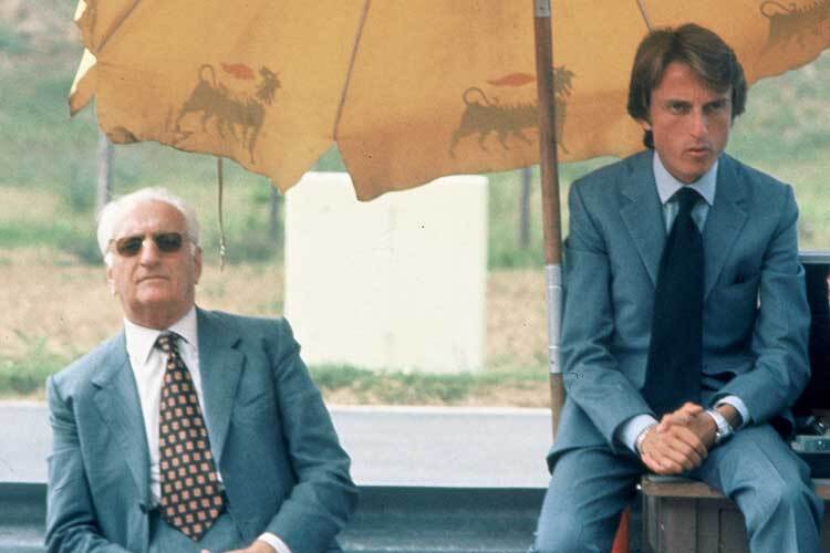 Luca di Montezemolo mit Enzo Ferrari