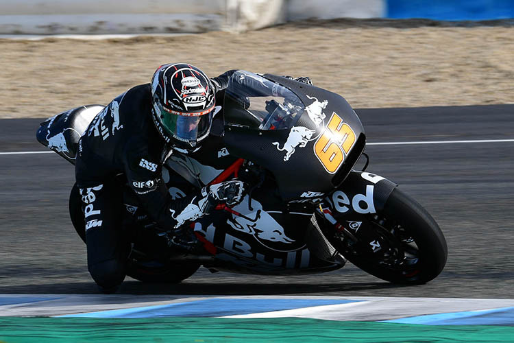 Philipp Öttl beim Moto2-Test in Jerez 